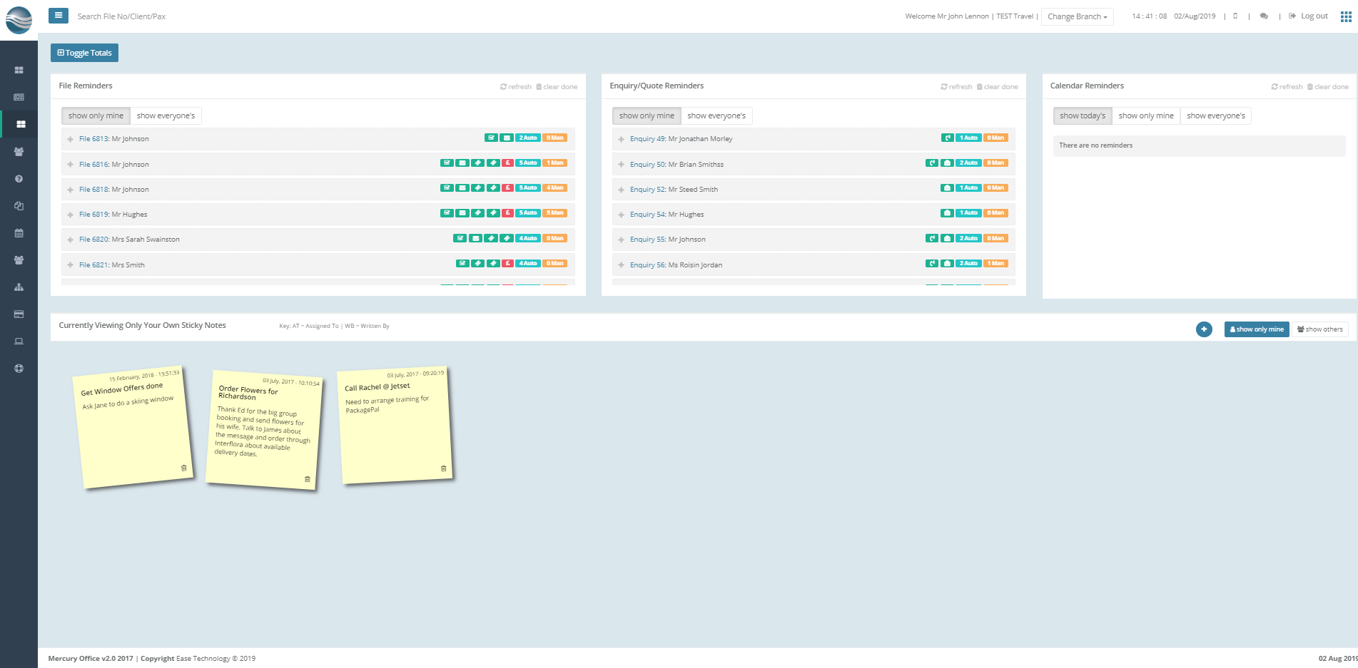 Agent Dashboard